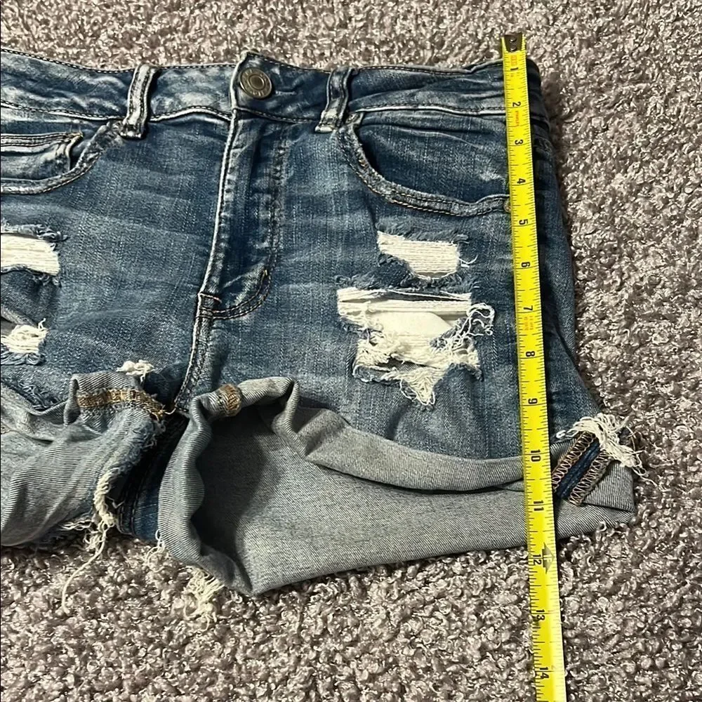 Denim Distressed Women Shorts
